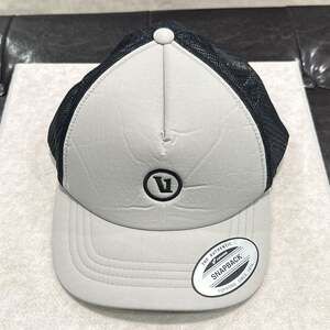 Vuori Trucker Hat Gray Adjustable Snapback Mesh Back